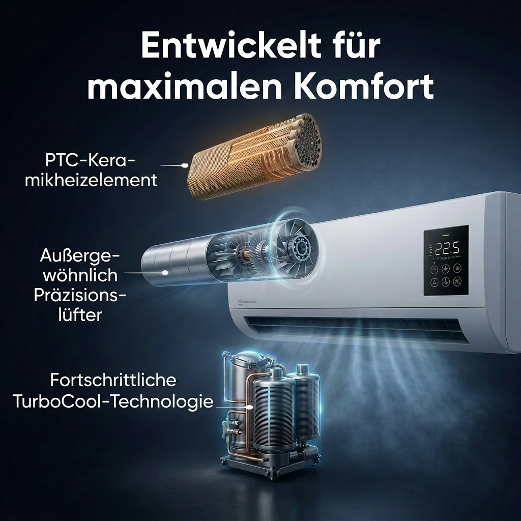 KühlKomfort Pro — Profesionelle Kühlung, leiser Schlaf